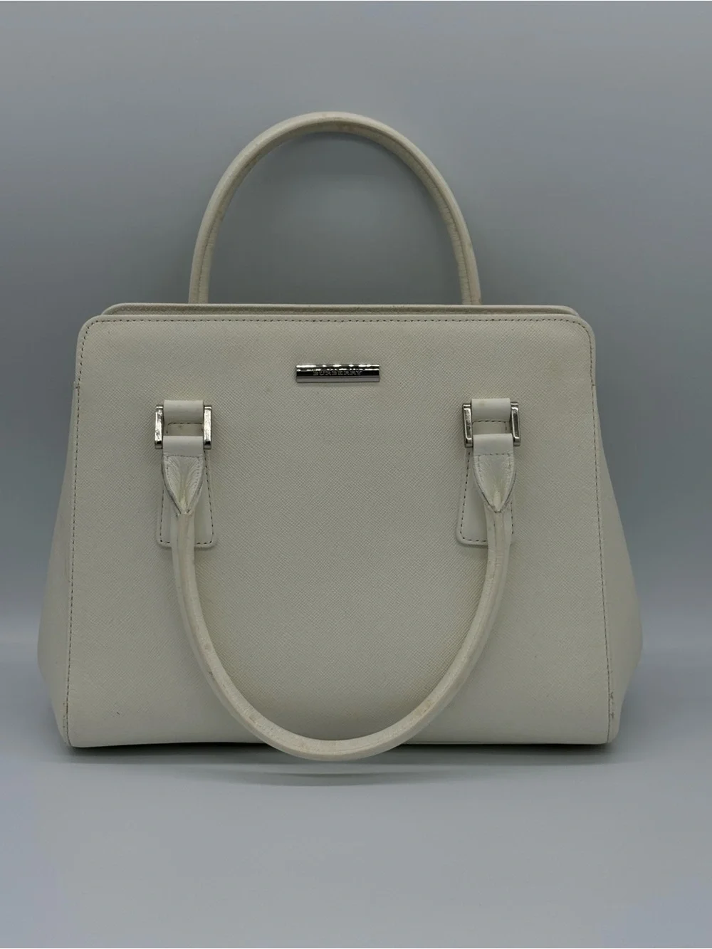 Burberry white satchel early 2000’s‎ purse